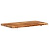 vidaXL Dessus de meuble-lavabo de salle de bain Acacia 100x52x3,8 cm