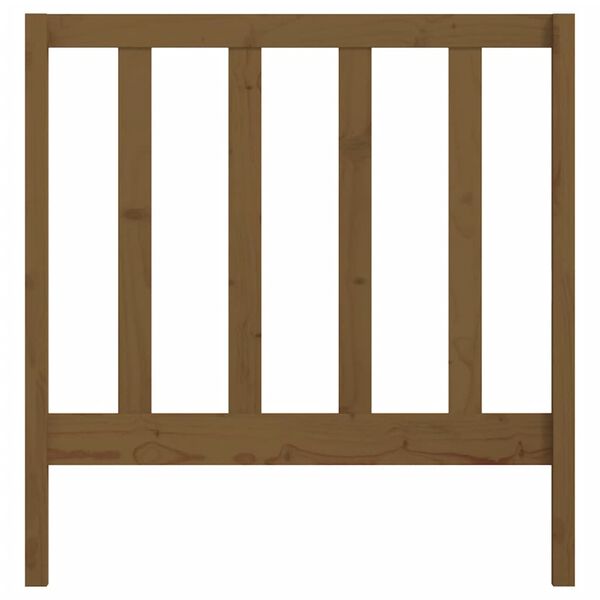 vidaXL T&ecirc;te de lit Marron miel 95x4x100 cm Bois massif de pin