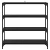 vidaXL Biblioth&egrave;que Ch&ecirc;ne noir 100 x 33 x 100 cm