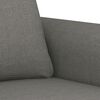 vidaXL Canap&eacute; &agrave; 2 places Gris fonc&eacute; 140 cm Tissu