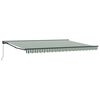 vidaXL Cadre d'auvent Vert et blanc 450 &times; 300 cm