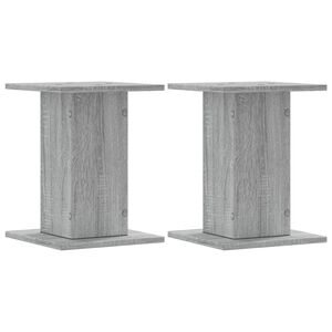 vidaXL Supports pour plantes 2 pcs sonoma gris bois d'ing&eacute;nierie