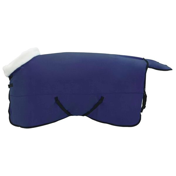 vidaXL Couverture &Eacute;quine Bleu marine 165 cm Fleece polaire