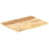 vidaXL Dessus de table Bois de manguier solide 25-27 mm 80x70 cm