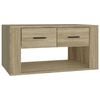vidaXL Table basse Ch&ecirc;ne sonoma 80x50x40 cm Bois d'ing&eacute;nierie