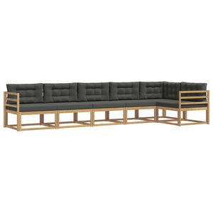 vidaXL Ensemble de canap&eacute;s d'ext&eacute;rieur 4 pcs Blanc et anthracite