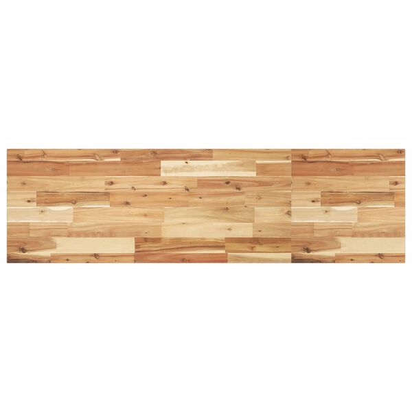 vidaXL Dessus de table rectangulaire 140x40x2 cm bois massif d'acacia