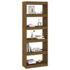 vidaXL Biblioth&egrave;que/Cloison Marron miel 60x30x167,5 cm Bois de pin