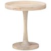 vidaXL Table d'appoint Ø50x55 cm Bois de manguier massif