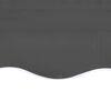 vidaXL Tissu de remplacement pour auvent Anthracite 6x3,5 m