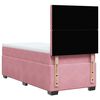 vidaXL Sommier &agrave; lattes de lit et matelas Rose 80x200 cm Velours