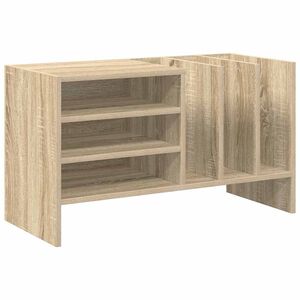 vidaXL Meuble &agrave; vinyles avec &eacute;tag&egrave;re Ch&ecirc;ne Sonoma 78,5 x 35 x 45 cm