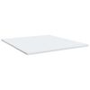 vidaXL Sommier &agrave; lattes de lit avec matelas Cr&egrave;me 200x200 cm Tissu