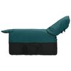 vidaXL Couverture &Eacute;quine Vert fonc&eacute; et noir 145 cm Polyester