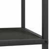 vidaXL Rangement de cuisine avec &eacute;tag&egrave;re Noir 60 x 50 x 92 cm Acier