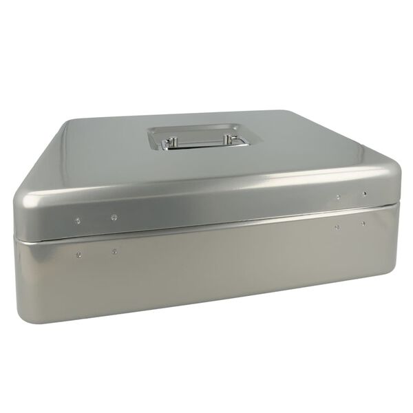 WESTCOTT Caisse 301x242x91 mm Argent&eacute;