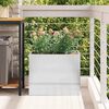 vidaXL Cache-pot de jardin Acier inoxydable 50 x 32 x 40 cm