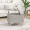 vidaXL Table basse Gris b&eacute;ton 60x44,5x45 cm Bois d'ing&eacute;nierie