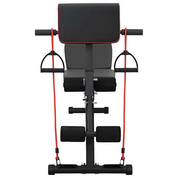 vidaXL Banc de musculation Noir 132 x 54 x 100 cm Acier