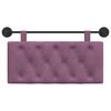 vidaXL T&ecirc;te de lit suspendue Pourpre 90 x 55 x 7 cm Velours
