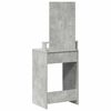 vidaXL Table de Toilette Gris b&eacute;ton 50 x 41 x 140 cm Bois d'ing&eacute;nierie