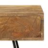 vidaXL Bureau avec tiroirs Bois solide de manguier 110x50x76 cm