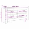 vidaXL MeubleTVd'Angle Ch&ecirc;ne fum&eacute; 102 x 40,5 x 45 cm Bois d'ing&eacute;nierie