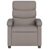 vidaXL Fauteuil inclinable &eacute;lectrique Taupe Tissu
