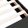 vidaXL Cadre de lit sans matelas noir 75x190 cm