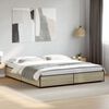 vidaXL Cadre de lit sans matelas ch&ecirc;ne sonoma 200x200 cm