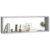 vidaXL &Eacute;tag&egrave;res murales cubiques 4 pcs Sonoma gris 80x15x26,5 cm