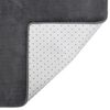 vidaXL Tapis peluche Anthracite 170x120 cm