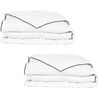 vidaXL Couette en duvet d'hiver 2 pcs 140 x 200 cm