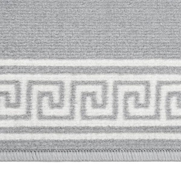 vidaXL Tapis BCF Gris avec motif 60x200 cm