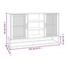 vidaXL Buffet 105x30x65 cm bois d'ing&eacute;nierie