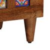 vidaXL Buffet Noyer 60 x 33 x 75 cm Bois de mangue massif