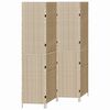 vidaXL Paravent Beige 195 x 180 cm polyrotin
