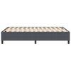 vidaXL Cadre de lit plateforme Gris fonc&eacute; 120 x 200 cm tissu