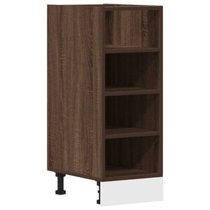 vidaXL Meuble bas "Riga" Ch&ecirc;ne brun 30&nbsp;x&nbsp;44,5&nbsp;x&nbsp;81,5&nbsp;cm Bois d'ing&eacute;nierie