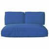 vidaXL Ensemble de coussins 3 pcs Bleu royal Tissu Oxford