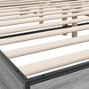 vidaXL Cadre de lit sans matelas sonoma gris 180x200 cm