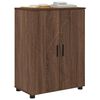 vidaXL Cabinet de salle de bain avec porte Ch&ecirc;ne brun 60 x 35 x 80 cm