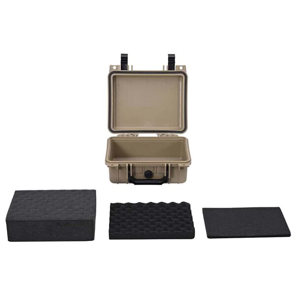 vidaXL Valise rigide Sable 27 x 24,5 x 12,5 cm Polypropyl&egrave;ne et ABS