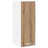 vidaXL Armoire suspendue Ch&ecirc;ne Artisan et Blanc 30 x 31 x 80 cm