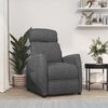 vidaXL Fauteuil inclinable Gris fonc&eacute; Tissu