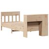 vidaXL Lit biblioth&egrave;que sans matelas 90x200 cm bois de pin massif