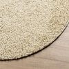 vidaXL Tapis shaggy PAMPLONA poils longs moderne dor&eacute; &Oslash; 120 cm