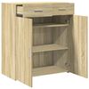 vidaXL Buffet ch&ecirc;ne sonoma 80x42,5x93 cm bois d'ing&eacute;nierie