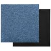 vidaXL Dalles de tapis de sol 20 pcs 5 m² 50x50 cm Bleu