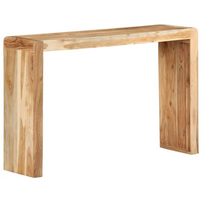 vidaXL Table console 120x30x76 cm Bois d'acacia solide